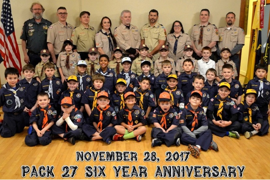 Pack 27's 6 year Anniversary